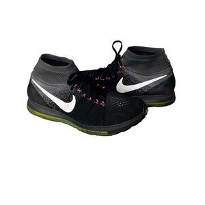 NIKE Zoom All Out Flyknit Volt Running Shoe Size 8 1/2